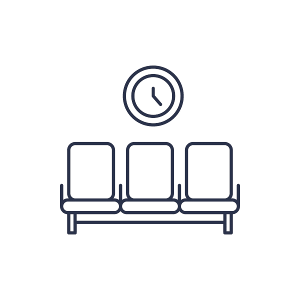 Waiting room icon